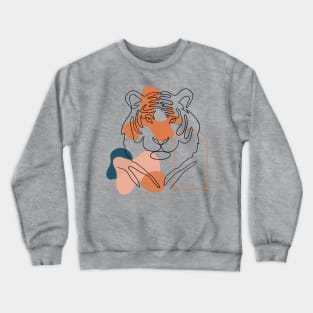 Lion illustration Design Crewneck Sweatshirt